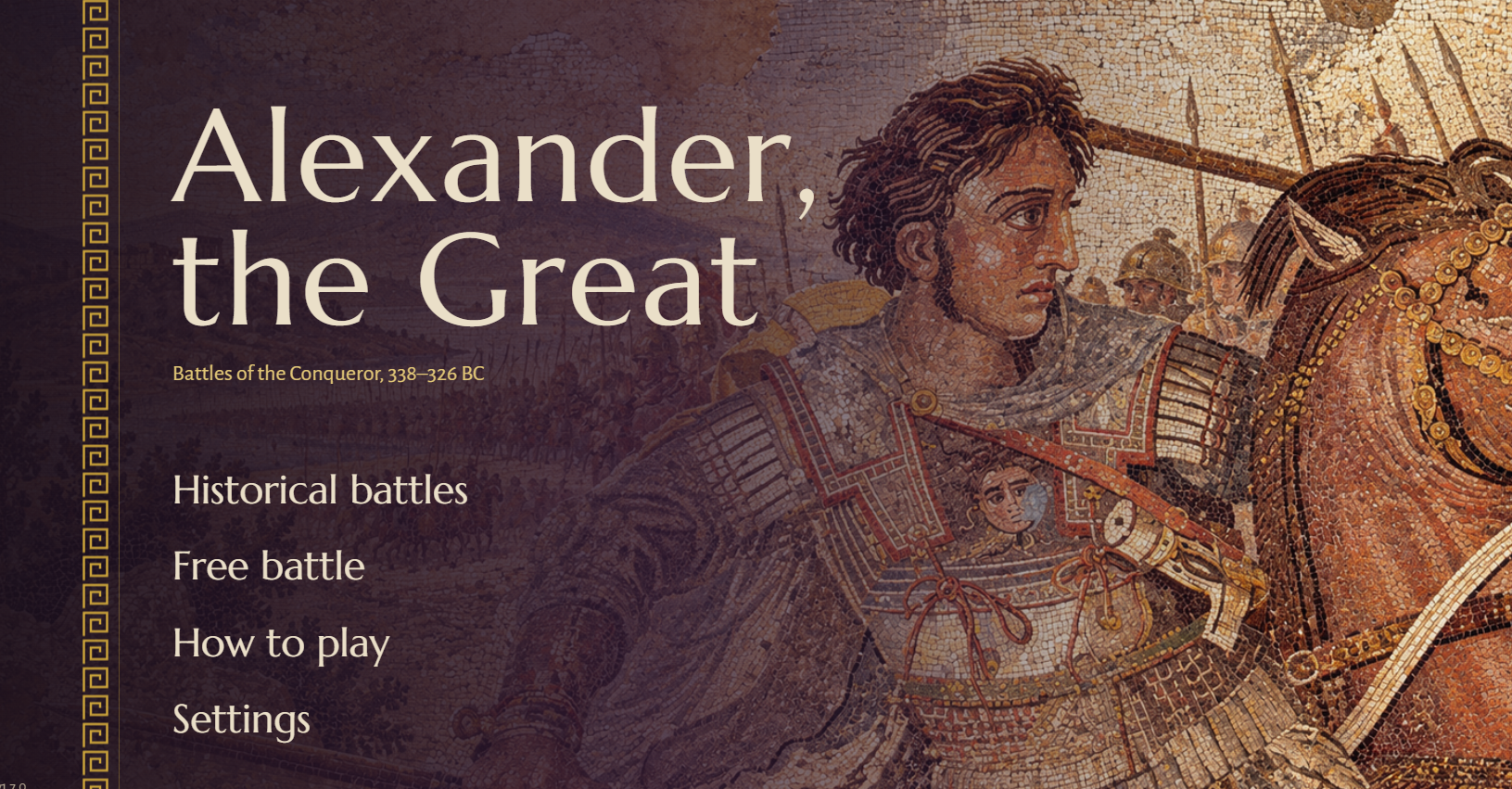Alexander the Great historical battle artwork