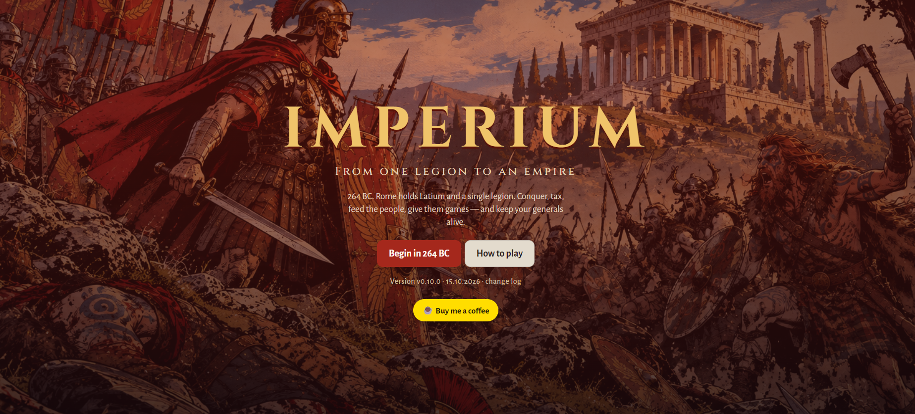 Imperium, a Roman expansion strategy game