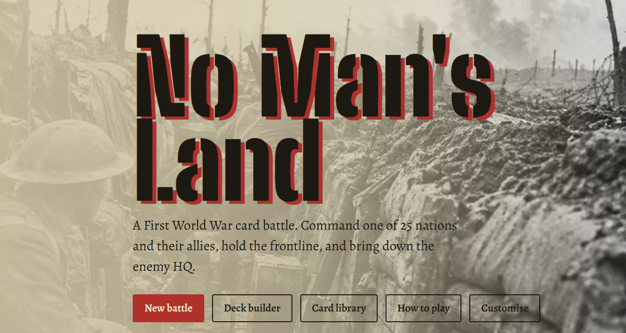 No Man's Land card game